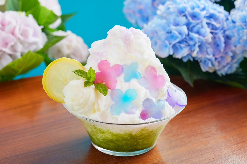 紫陽花カキ氷