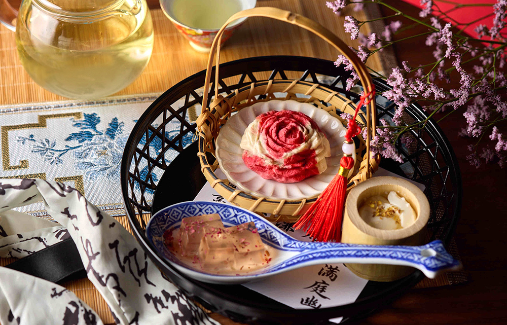花影茶点セット