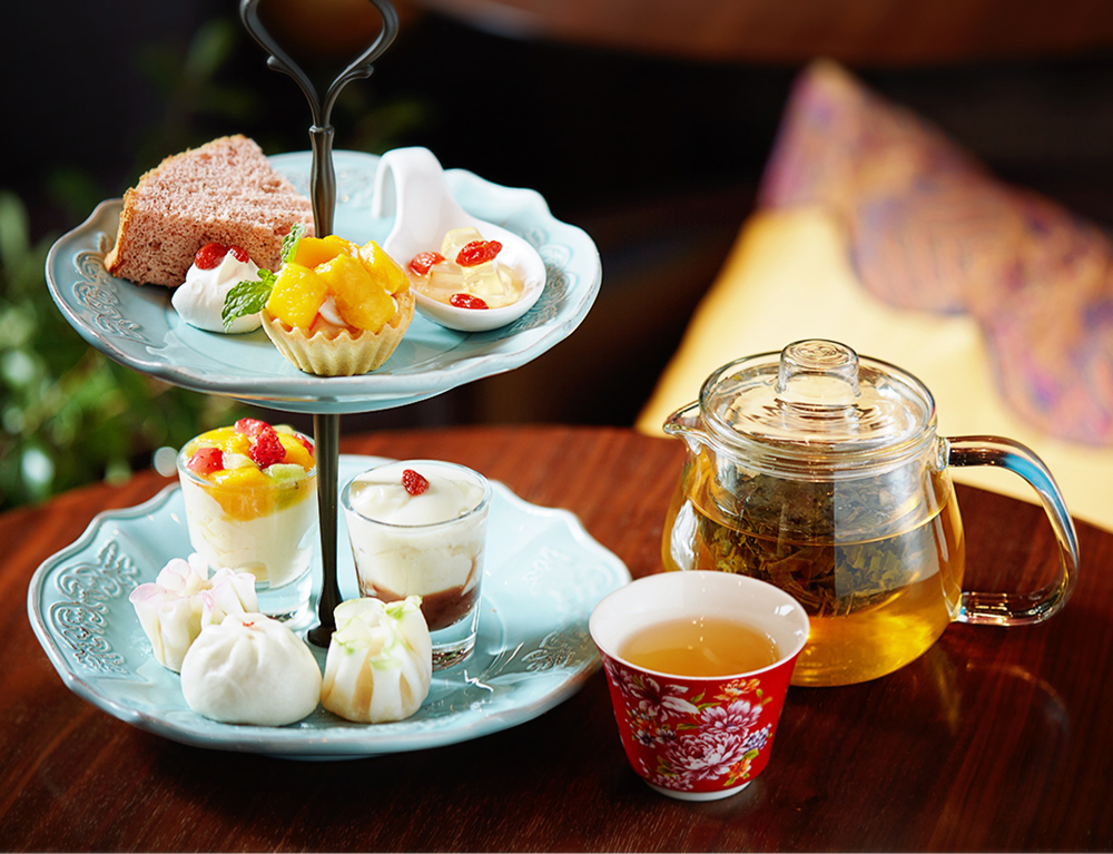 台湾アフタヌーンティー(1,100円)※花ジャスミン茶付き